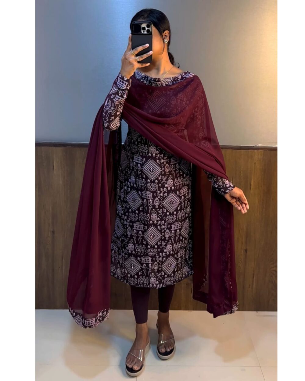 Village print kurti
