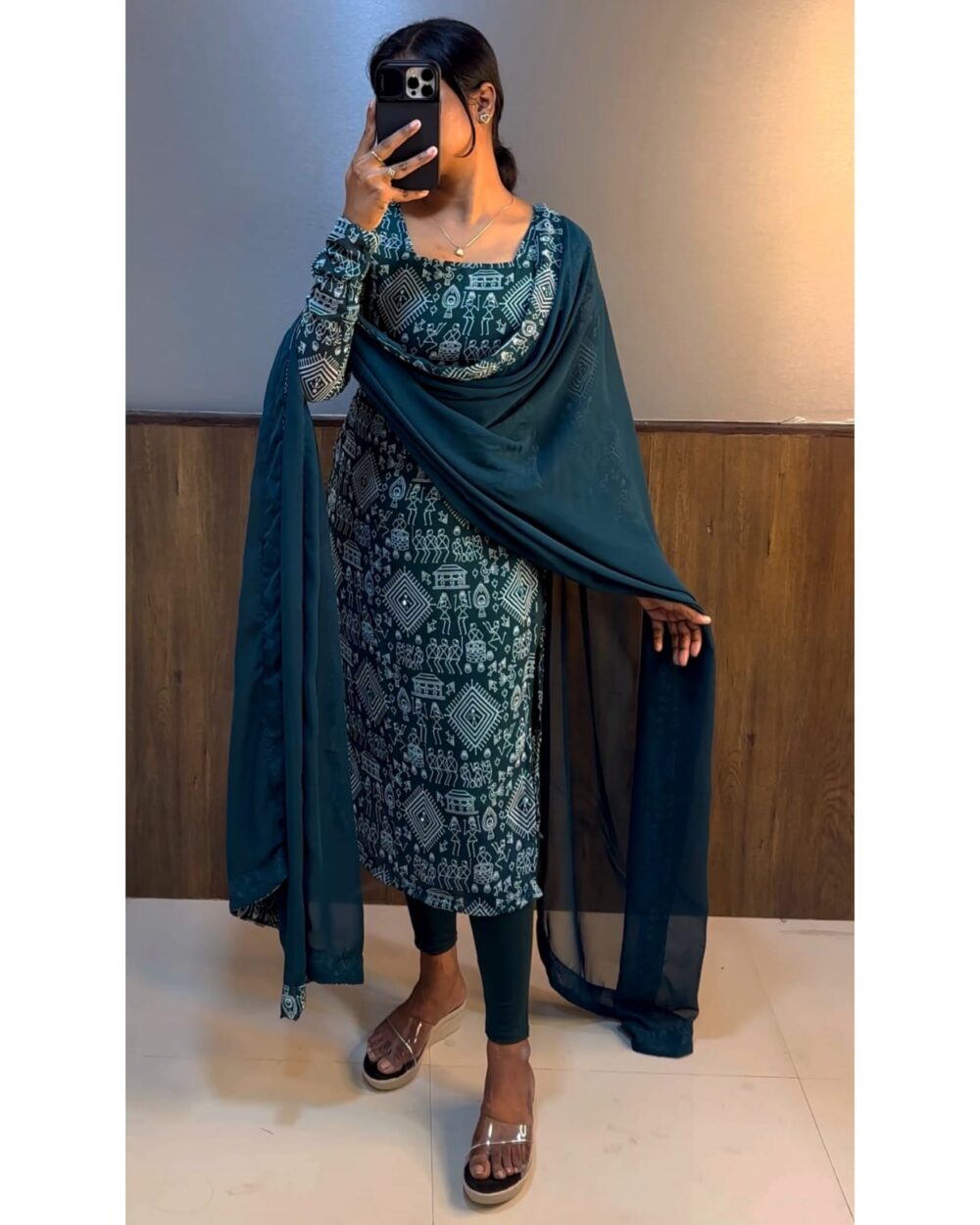 Village print kurti