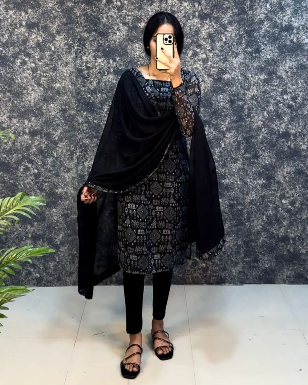 Village print kurti