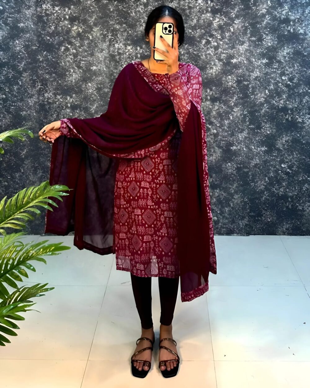 Village print kurti