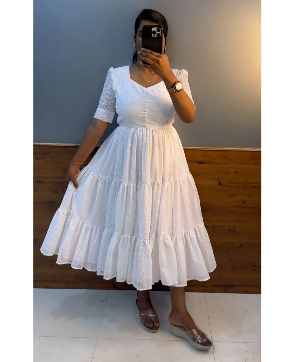 1 Hakoba midi white