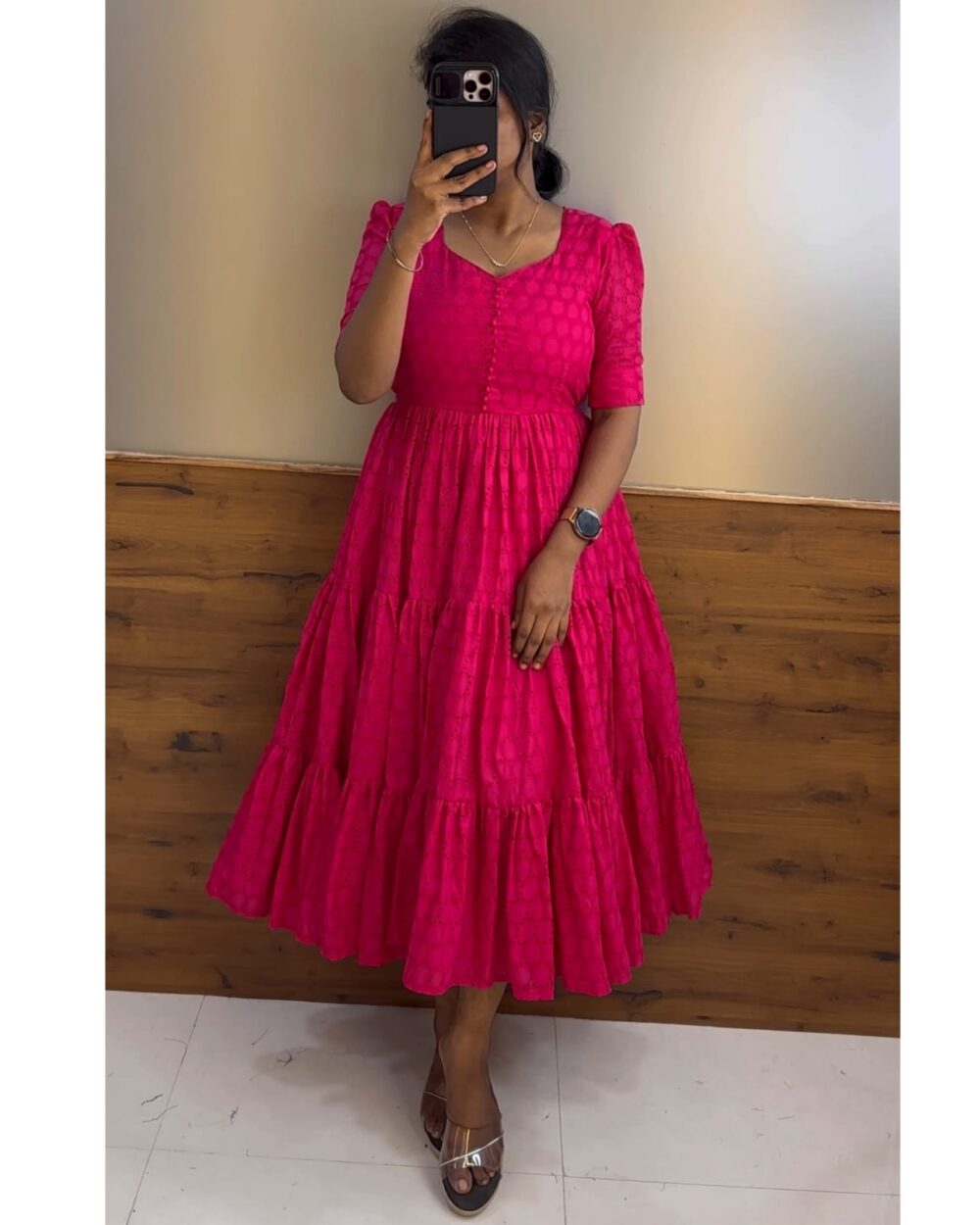 1 Hakoba midi pink