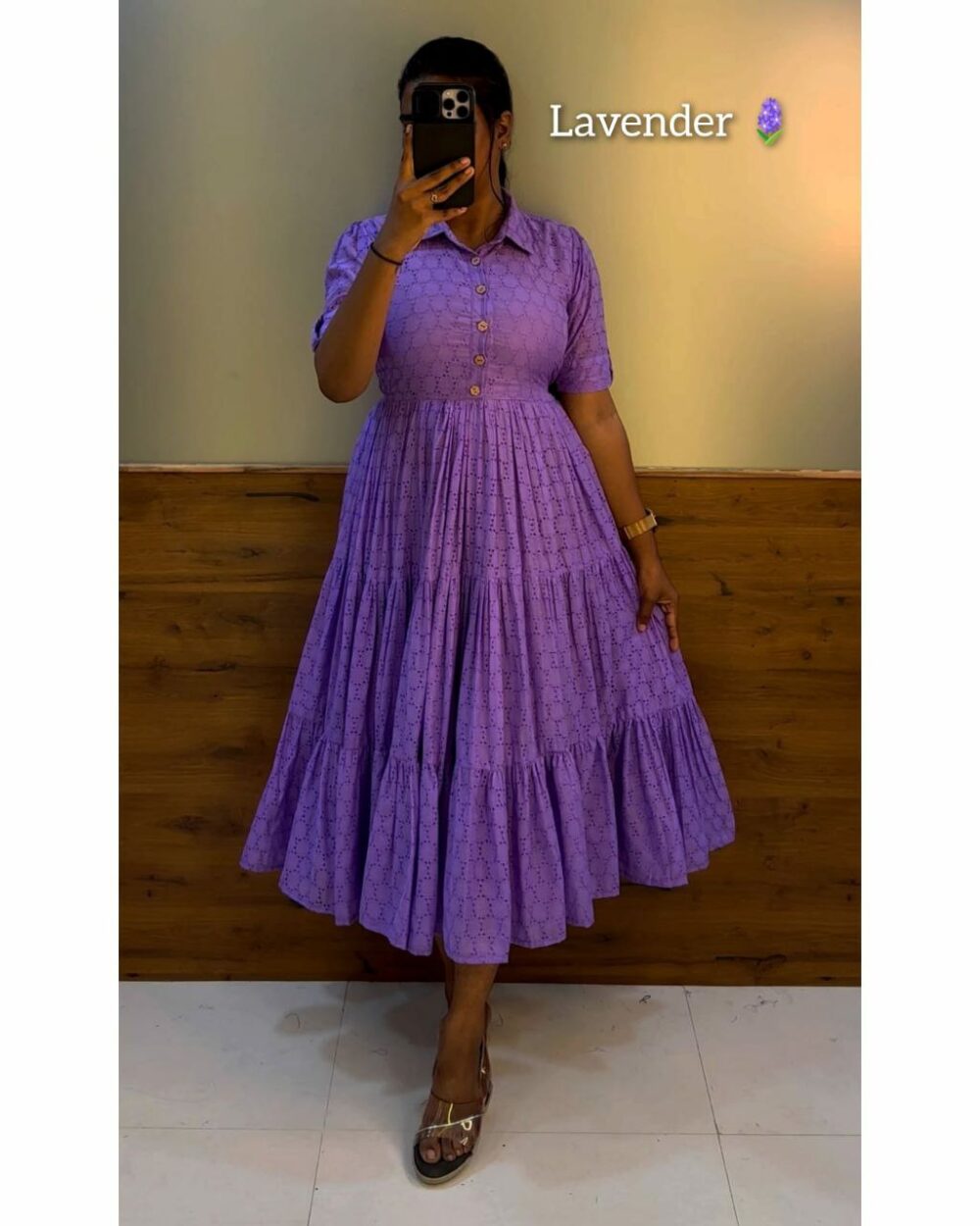 1 Hakoba collar midi