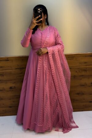 1 Pongal Gown pink