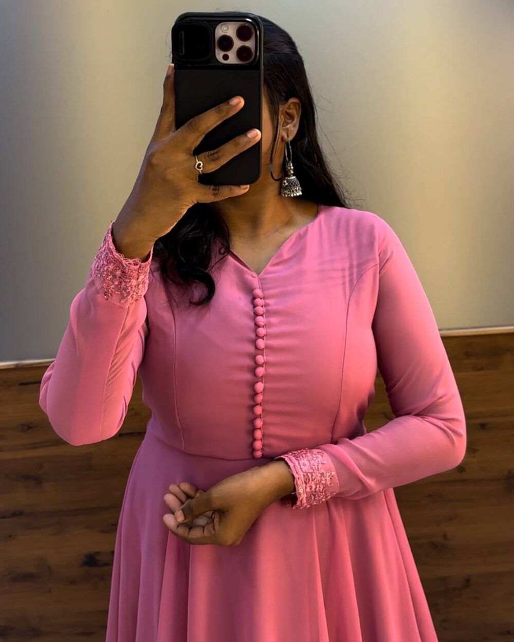 1 Pongal Gown pink - Image 3