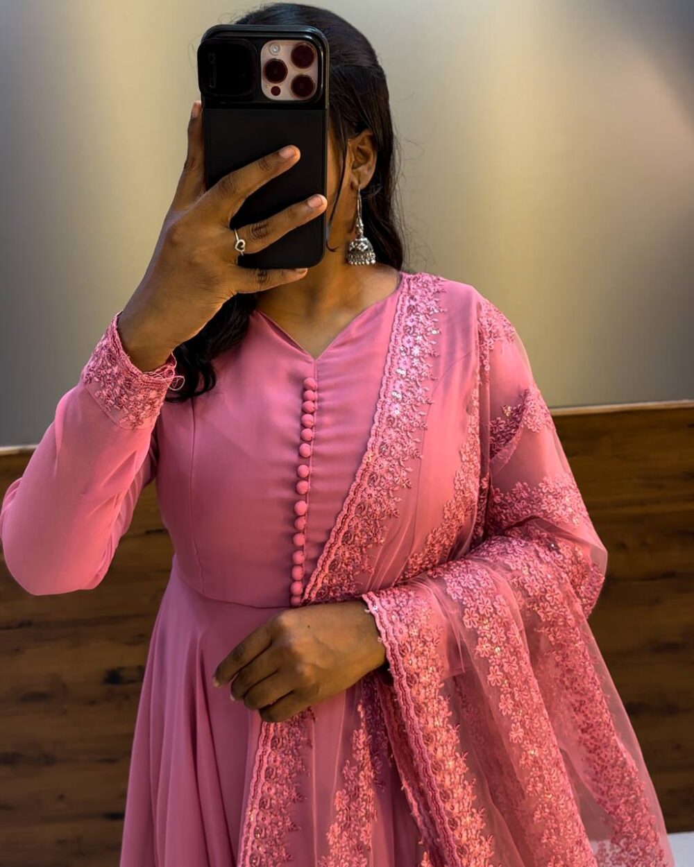 1 Pongal Gown pink - Image 2