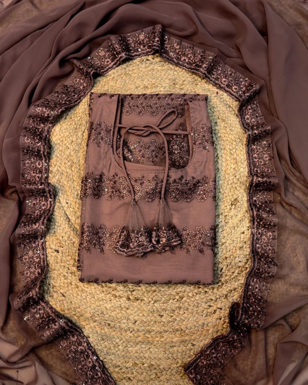 1 Net Kurti ( choco )