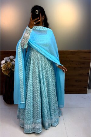 1 Nandhini Gown - Blue