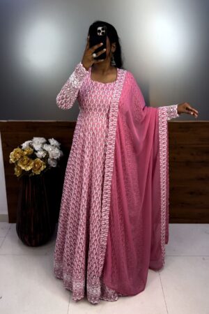 1 Nandhini Gown - pink