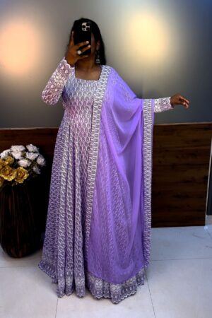 1 Nandhini Gown - Lavender