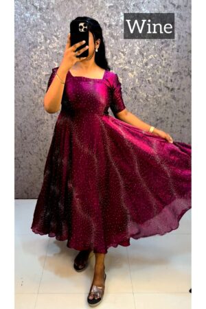 Diamond Frock (Wine)