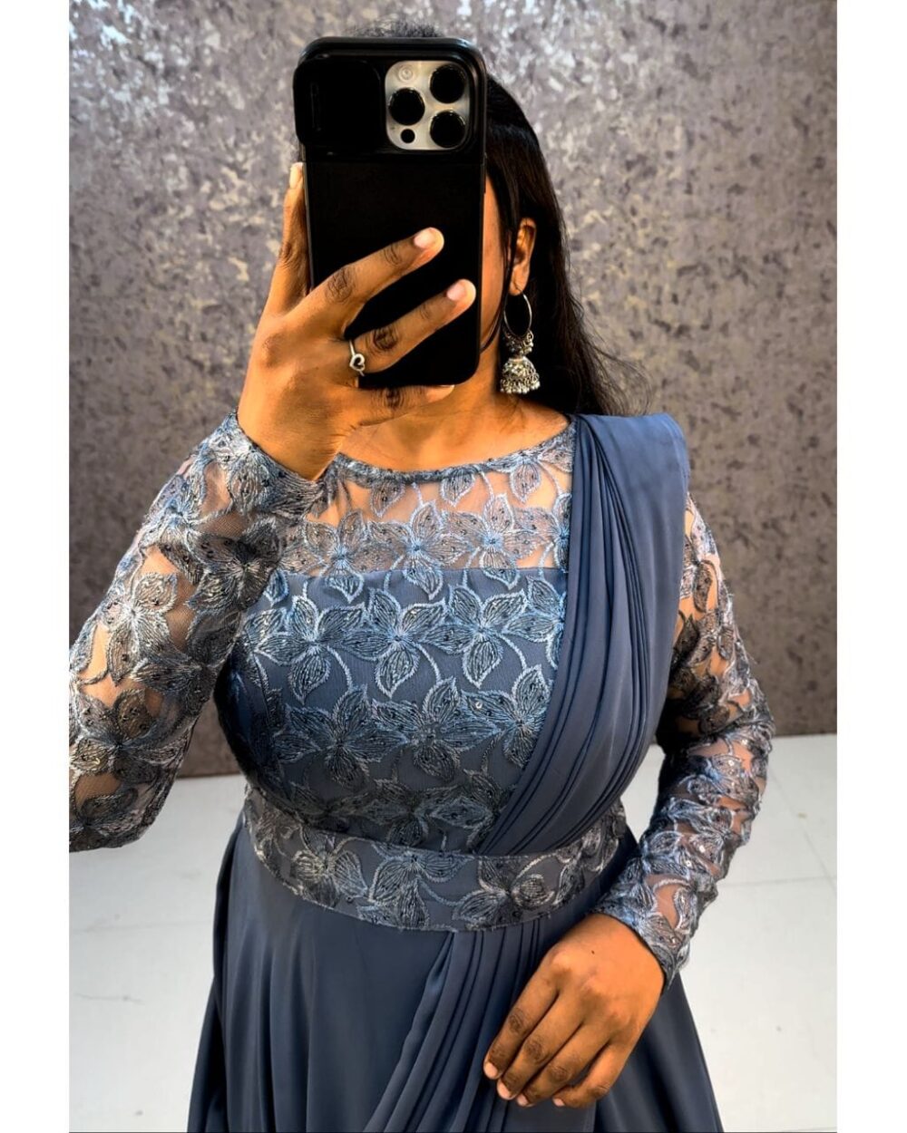 Flower Gown (Gray)