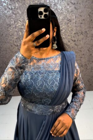 Flower Gown (Gray)